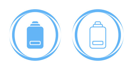 Sticker - Low Battery Vector Icon