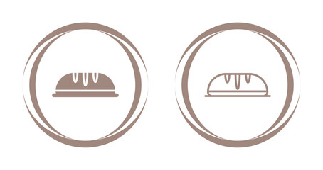 Sticker - Bread Vector Icon