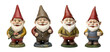 © Medard - Collection set of garden gnomes isolated on transparent or white background