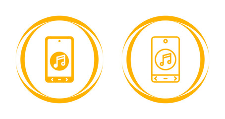 Sticker - Music Vector Icon