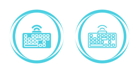 Sticker - Keyboard Vector Icon