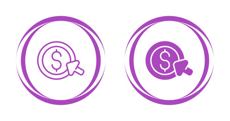 Sticker - Coin Vector Icon