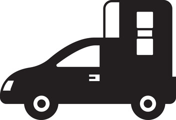 Poster - Small Truck, Pickup Truck Icon
