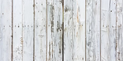 Poster - Close up shot of white wooden texture