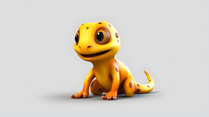 Wall Mural - Salamander 3d Cartoon style