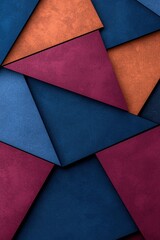 Poster - abstract geometric shapes in vibrant colors