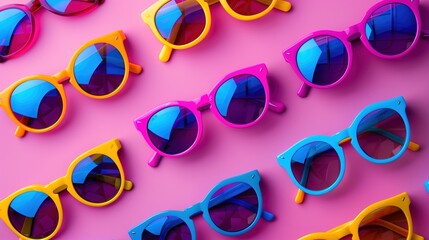 Sticker - Retro sunglasses wallpaper