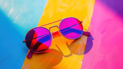 Retro sunglasses wallpaper