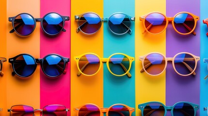 Retro sunglasses wallpaper