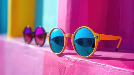 Retro sunglasses wallpaper