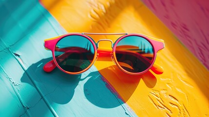 Retro sunglasses wallpaper