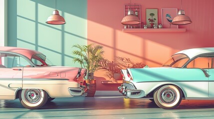 Vintage car wallpaper