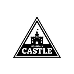 Wall Mural - Creative Castle Logo Design Template