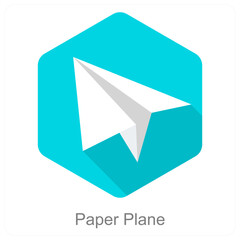 Wall Mural - Paper Plane