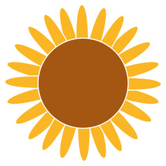 Poster - sunflower vector illustration