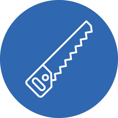 Sticker - Saw line circle icon