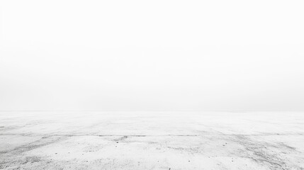 Fototapete - White empty copy space room background. room with white wall and white concrete floor and bright soft spotlight. Copy space for text and design