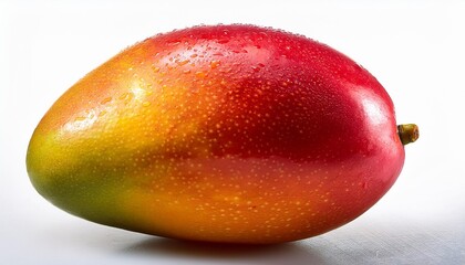 Wall Mural - Ripe Mango - Whole mango on a transparent backdrop.