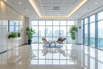 Wall Mural - Interior of a empty modern business office