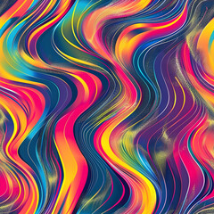 Poster - Colorful abstract background forming a wavy pattern