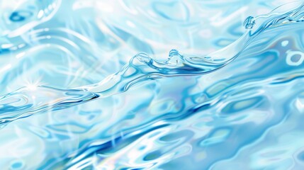 Poster - Water Ripples Abstract Photography