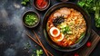 © SD Danver - Traditional korean ramen, closeup top view