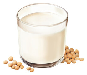 Canvas Print - PNG Milk dairy food soy.