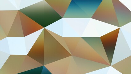 Wall Mural - Abstract triangulate background. Computer generated 3d render