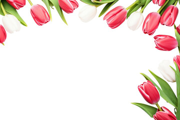 Sticker - PNG Flower tulip petal plant.