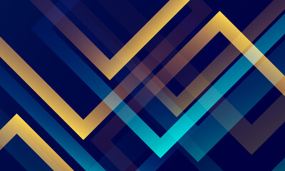 Wall Mural - Abstract blue and yellow striped background. Eps10 vector