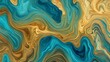 © Hastuti - Texture color abstract background pattern art paint liquid blue effect. Abstract texture design pattern color background gold mineral luxury ink nature wallpaper creative rainbow stone water seamless.
