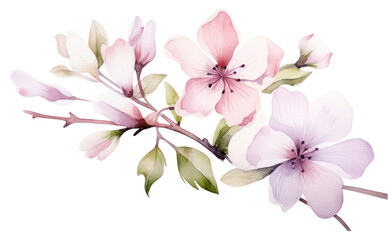 Wall Mural - PNG Blossom flower plant inflorescence.