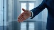 © CALMANDRELAX STUDIO - A professional handshake invitation in a well-lit office environment, symbolizing connection and collaboration.