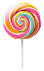 Canvas Print - PNG Lollipop confectionery candy food.