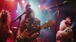© dDenVil - Rooster Rockstars in Concert - Poultry Band Performing Live