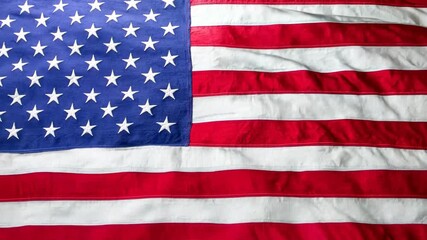 Sticker - American flag background. US America symbol stars and stripes