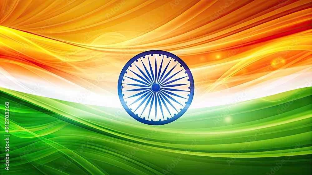 of Indian flag theme background for Independence Day celebration, India ...