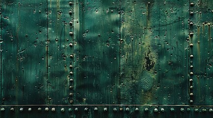 Canvas Print - old metal door