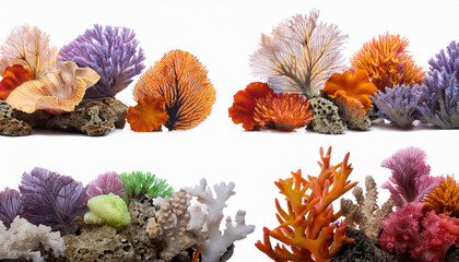 removed coral reefs in a set