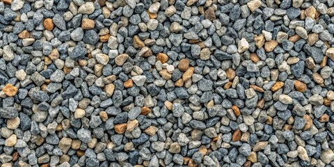 Canvas Print - Granite gravel texture with small pebbles and specks of gray and black, granite, gravel, texture, pebbles, rocks, grey, black