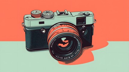 retro photo camera