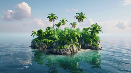 Canvas Print - Small island