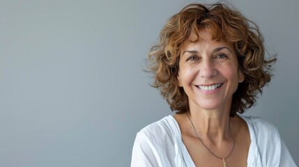 Poster - Portrait of a Smiling Woman