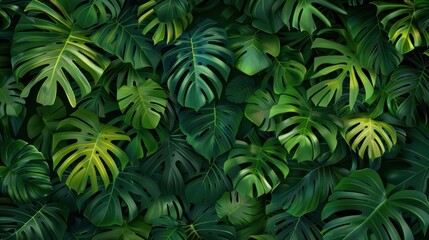  Tropical Leaves Background