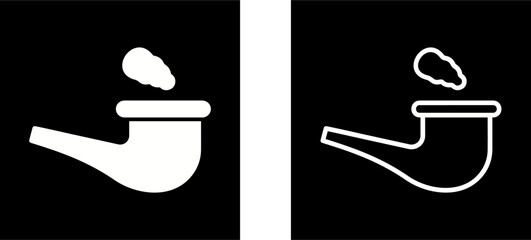 Wall Mural - Smoke Pipe Vector Icon