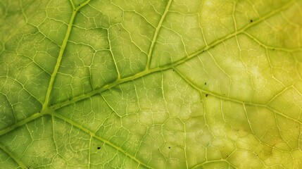 Macro photograph of leaf displaying detailed vein grid