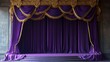 © talkative.studio - Purple Velvet Curtains and Stage with Gold Trim