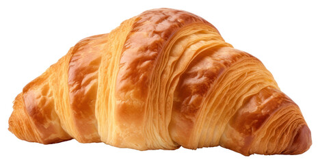 Sticker - PNG Croissant bread food white background.