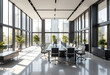 © Grigorii - Sunlit Modern Office: Open Space, Premium Minimalist Furniture, Modern Design