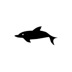 Wall Mural - fish silhouette icon